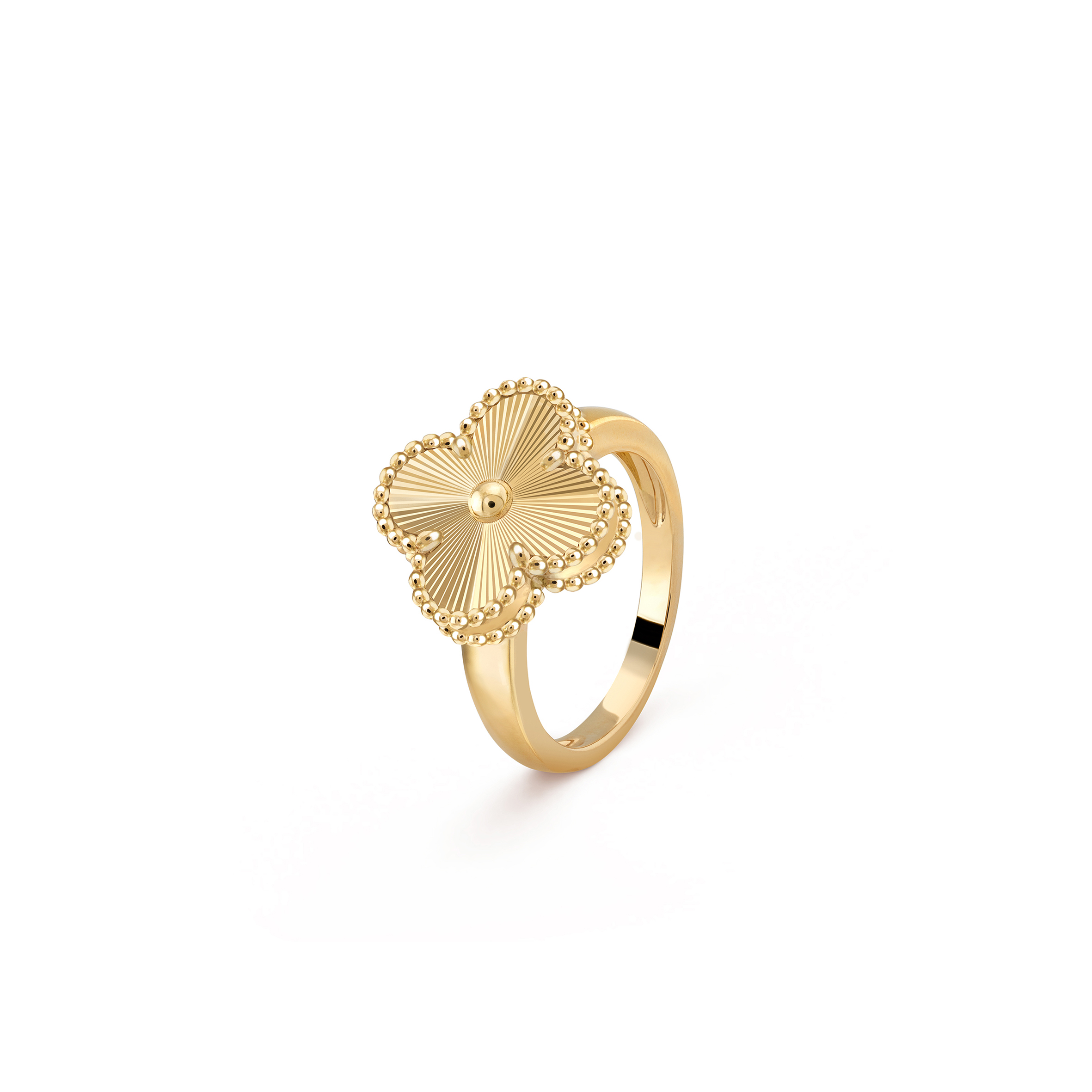 VAN CLEEF ARPELS VINTAGE ALHAMBRA RING - YELLOW GOLD  VCARP6I300